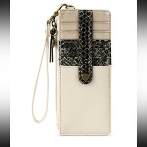 THE SAK Leather Wristlet Card Wallet